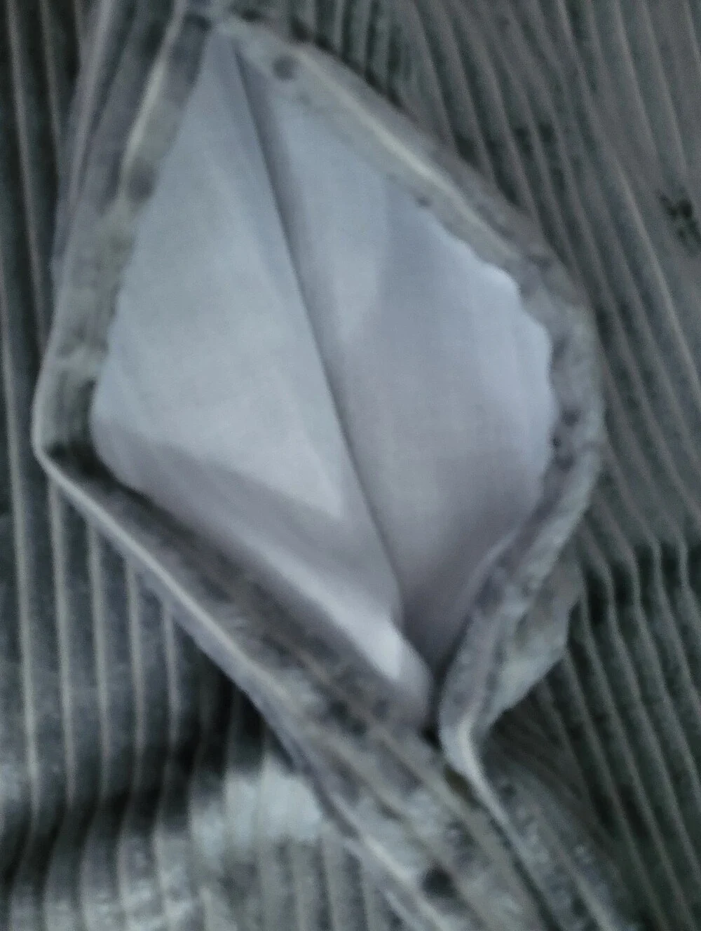 Nwot Tang Depot 11×20 Approx. Gray Light Corduroy. Zippers. Includes 2 covers.